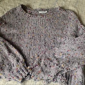 Distressed Lush Sweater